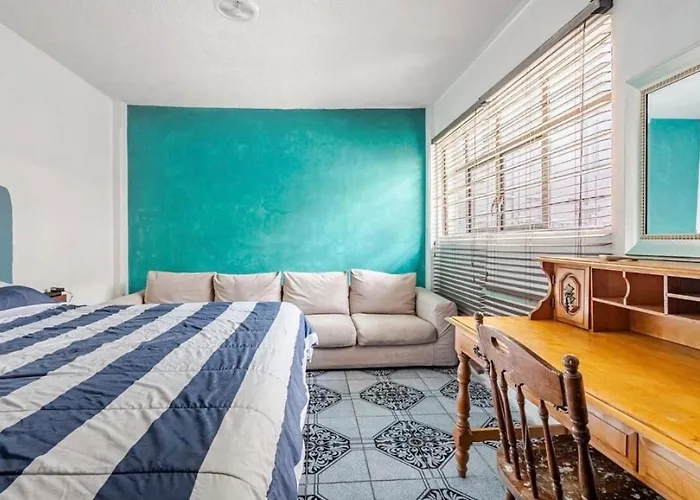 Casa De 1 Piso Con Jardin Cerca Del Aeropuerto Cdmx 3 Recamaras Y Parking Mexiko-Stadt