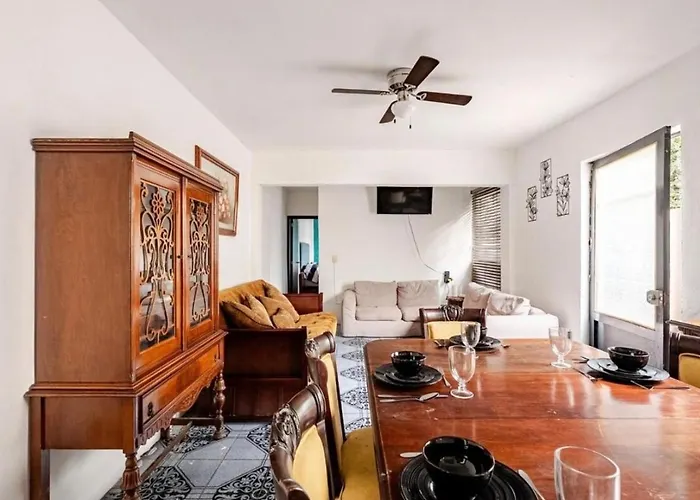 Casa De 1 Piso Con Jardin Cerca Del Aeropuerto Cdmx 3 Recamaras Y Parking Apartment *